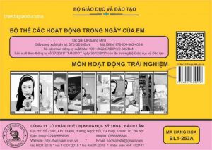 Bộ thẻ các hoạt động trong ngày của em