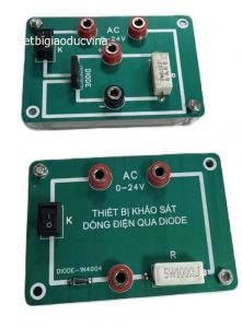Thiết bị khảo sát dòng điện qua diode